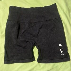 TLF sculpt seamless shorts in dark grey